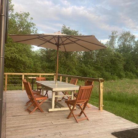 Tiny House Les Jours Heureux Sejour Nature Pres De Dinant Et Des Lacs De L Eau D Heure Villers-le-Gambon Luaran gambar