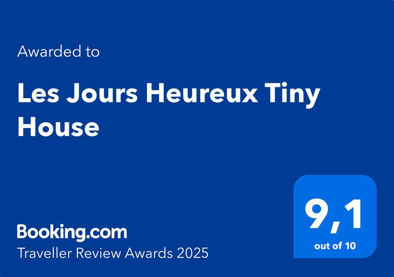 Tiny House Les Jours Heureux Sejour Nature Pres De Dinant Et Des Lacs De L Eau D Heure Villers-le-Gambon Luaran gambar